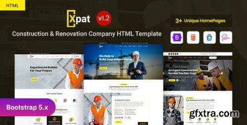 ThemeForest - Xpat v1.2 - Construction & Renovation Bootstrap 5 Template - 26550376