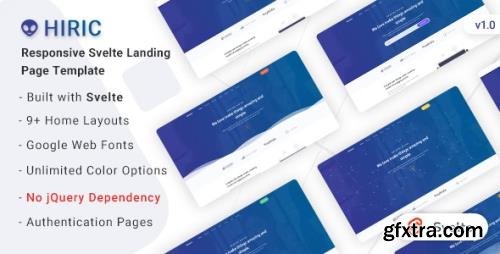 ThemeForest - Hiric v1.0 - Svelte Landing Page Template - 33957870