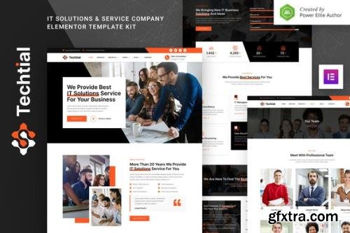 ThemeForest - Techtial v1.0.0 - IT Solutions & Services Company Elementor Template Kit - 34836214