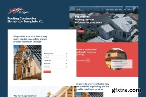 ThemeForest - Gogos v1.0.0 - Roofing Contractor Elementor Template Kit - 34818342