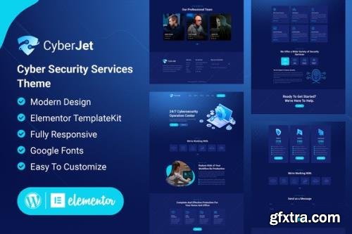 ThemeForest - CyberJet v1.0.0 - Web Security Elementor Template Kit - 34567871