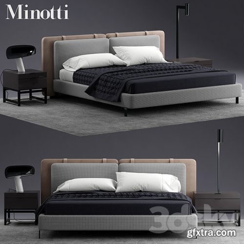 Bed minotti tatlin SOFT