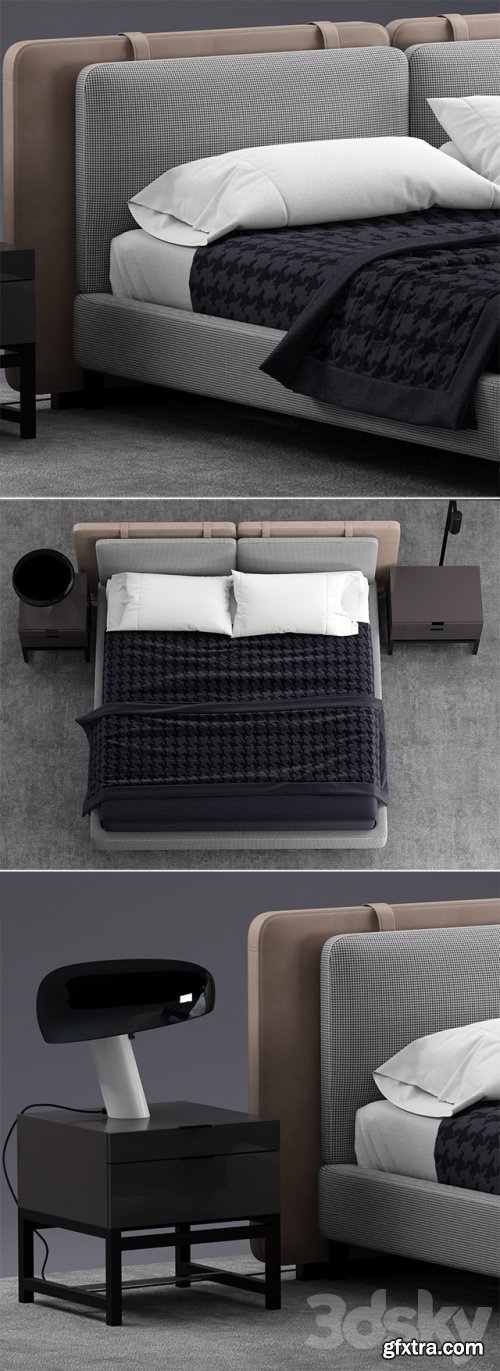 Bed minotti tatlin SOFT