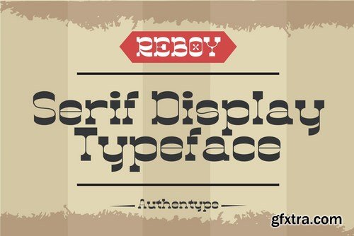 Reboy - Display Typeface