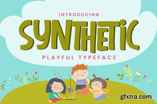 Syhthetic - Playful Typeface Font