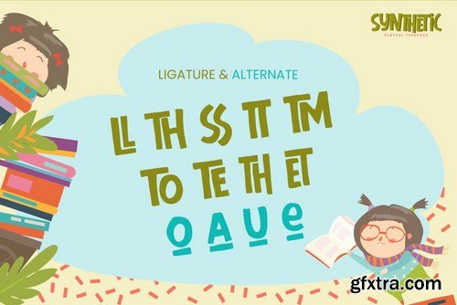 Syhthetic - Playful Typeface Font