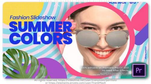 Videohive - Colors of Summer Fashion Slideshow - 34795439 - 34795439