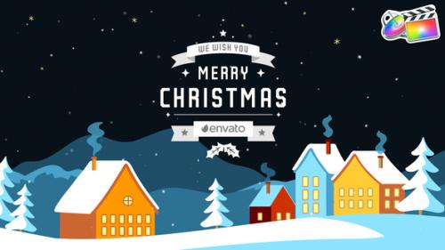 Videohive - Christmas Snow Greetings | FCPX - 34822872 - 34822872