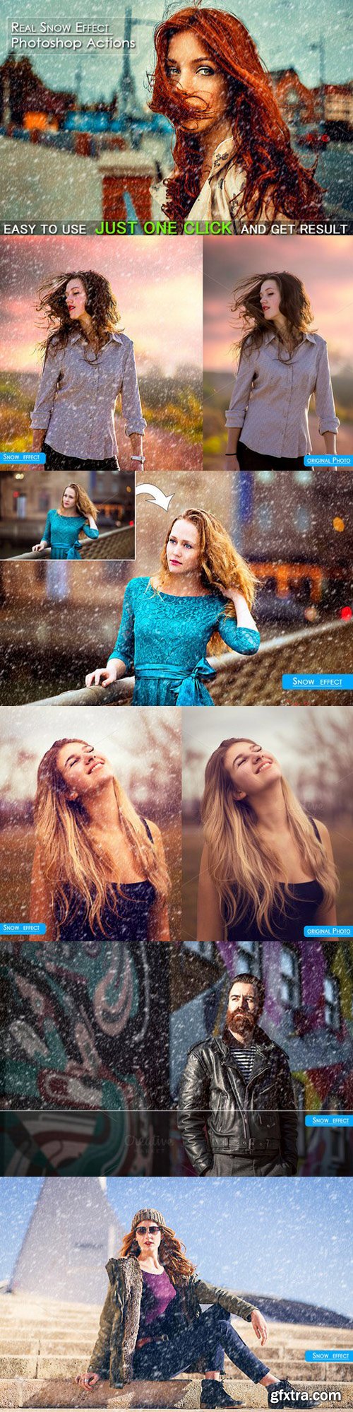 Photoshop Actions Snow Effect