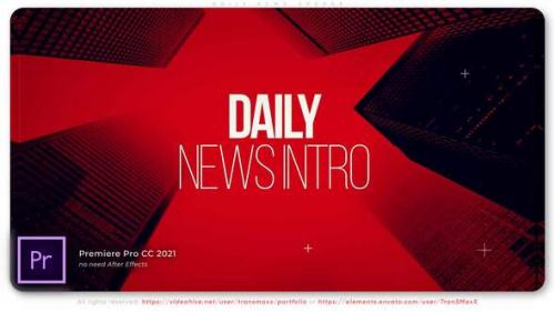 Videohive - Daily News Opener - 34857596 - 34857596