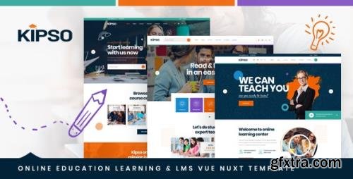 ThemeForest - Kipso v1.1 - Vue Nuxt Online Education Learning & LMS Template - 26464964