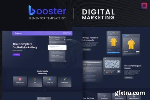 ThemeForest - Booster v1.0.0 - Digital Marketing Elementor Template Kit - 34824057