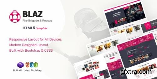 ThemeForest - Blaz v1.0 - Fire Brigade HTML Template - 34165974