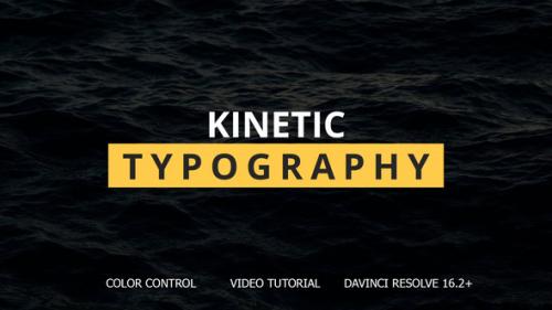 Videohive - Kinetic Typography for DaVinci Resolve - 34769844 - 34769844