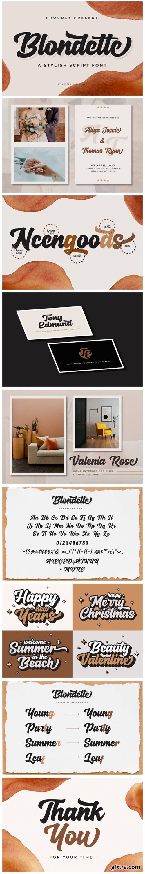 Blondette Font