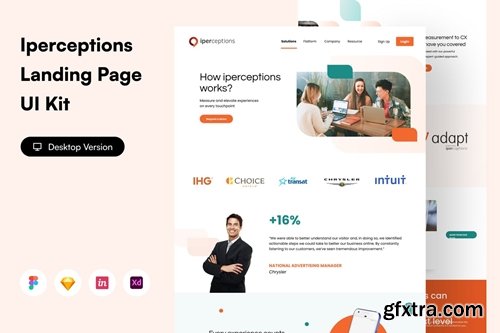 Iperceptions Landing Page UI KIT