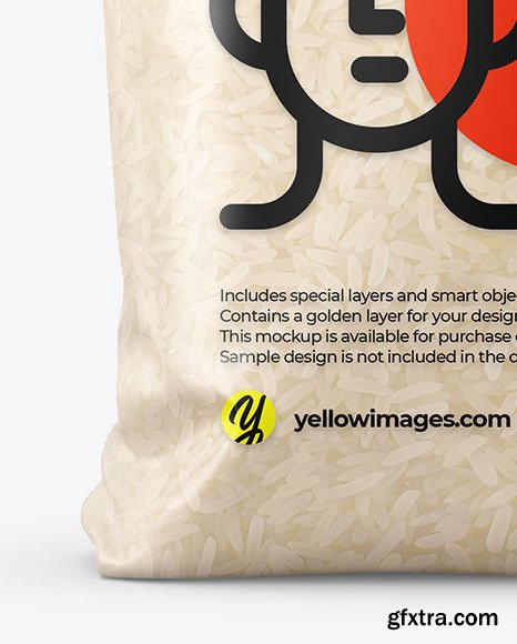 Matte Rice Package Mockup 87622