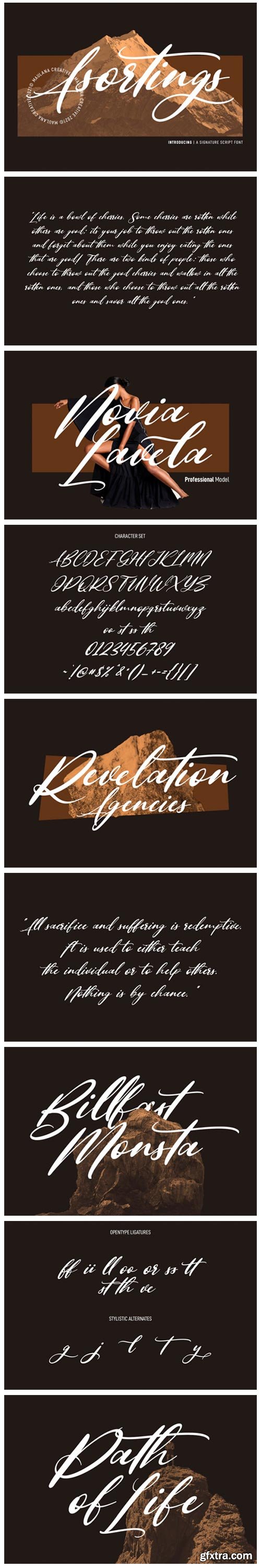 Asortings Script Font