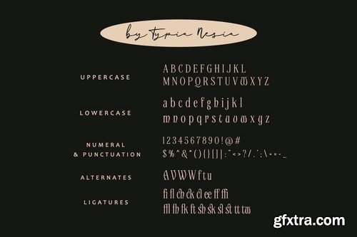 Quietwave - Luxury Beauty Expressive Serif Font