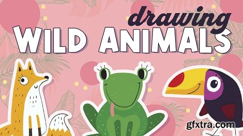 Let\'s Draw Simple & Colorful Wild Animals in Procreate