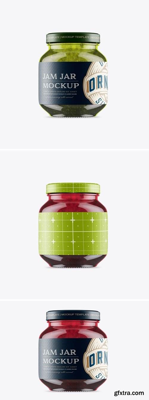 Jam Jar Mockup