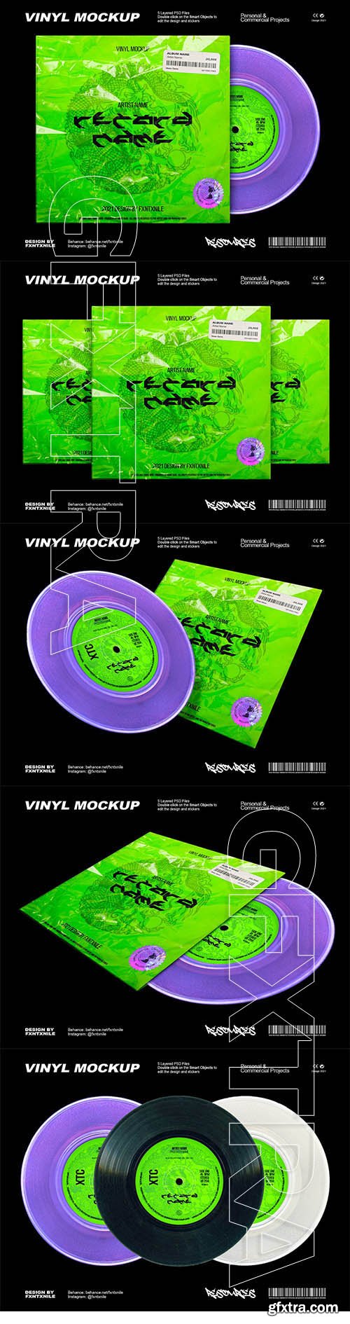 CreativeMarket - Vinyl Mockup 6521620