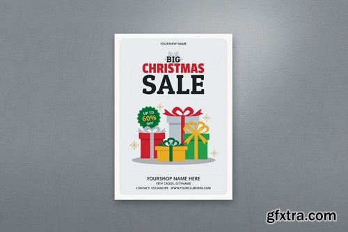 Christmas Sale Flyer Poster