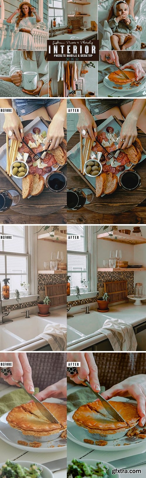 Interior Photoshop Action & Lightrom Presets