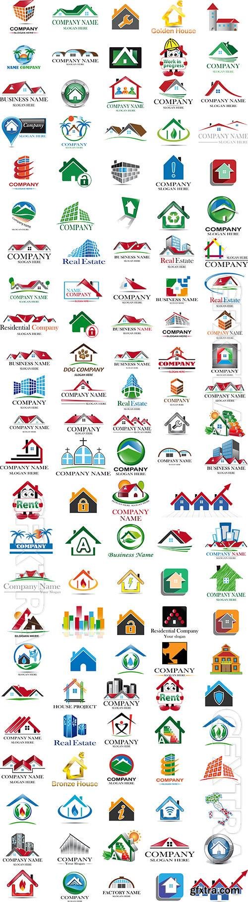 House logo vector set