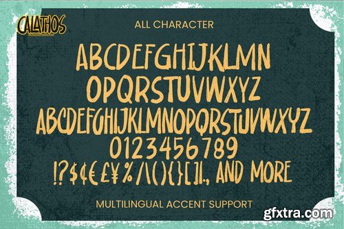 Calathos - Handmade Brush Font