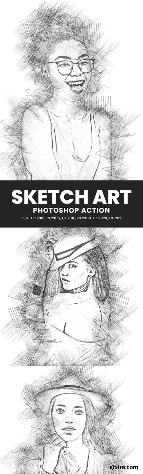 GraphicRiver - Sketch Art Photoshop Action 33847753