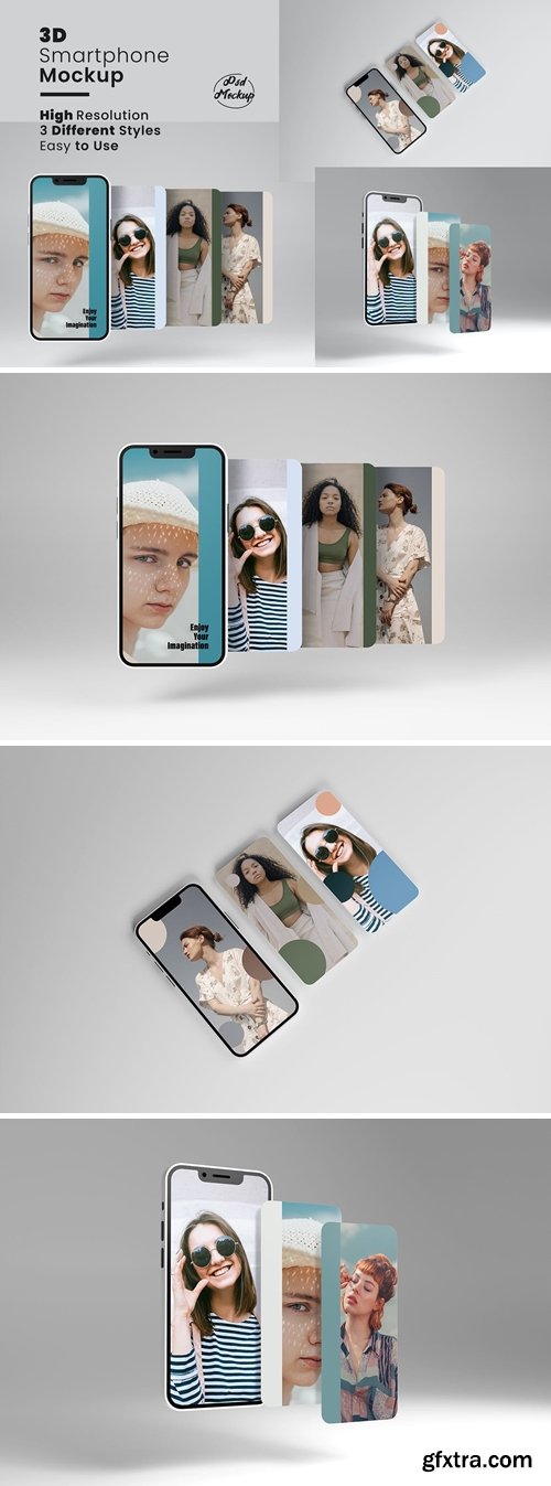 Mobile smartphone modern mockup