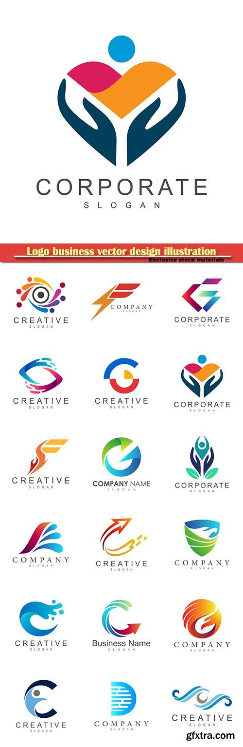 Logo business vector design illustration # 30