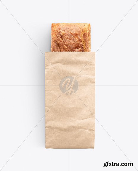 Paper Bag With Bakery Mockup 89301