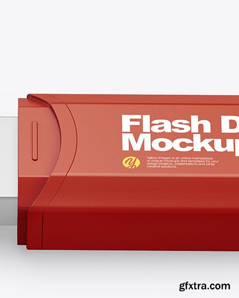 Plastic USB Flash Drive Mockup 87790