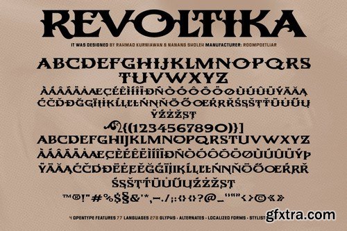 Revoltika Vintage Font