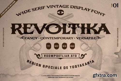 Revoltika Vintage Font