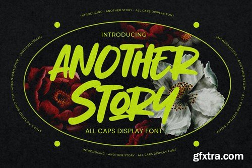 Another Story - All Caps Display Font