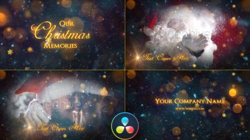 Videohive - Christmas Memories Slideshow - DaVinci Resolve - 34805470 - 34805470