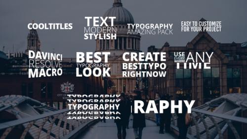 Videohive - Typo Pack - 34809429 - 34809429