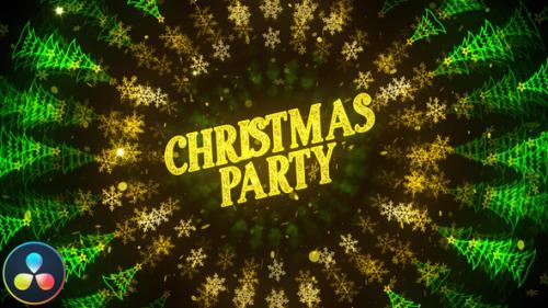 Videohive - Christmas Party Invitation - DaVinci Resolve - 34821818 - 34821818