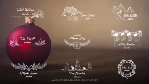 Videohive - Christmas Titles & Lower Thirds | MOGRt - 34857791 - 34857791