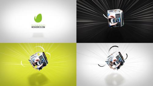 Videohive - Clean Dynamic Cube Logo Reveal - 34883147 - 34883147