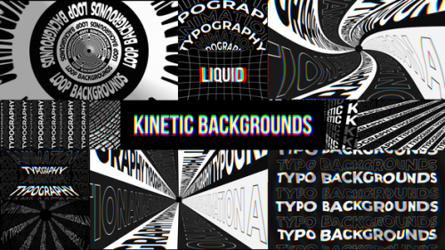 Videohive - Kinetic Backgrounds for Premiere Pro - 34888306 - 34888306