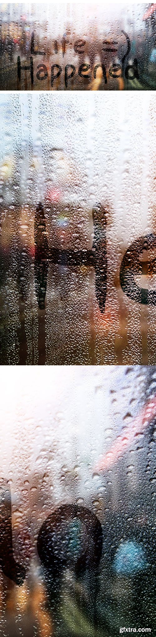 Rainy Window Effects for Photoshop + Tutorial