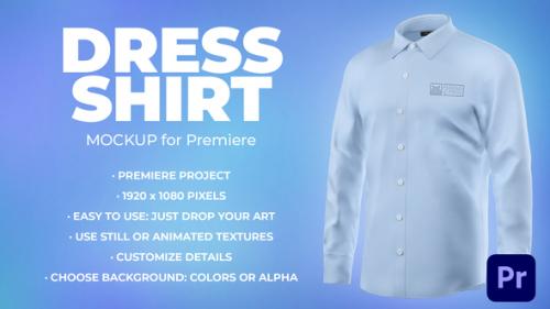 Videohive - Dress Shirt Mockup Template - Animated Mockup PREMIERE - 34925343 - 34925343