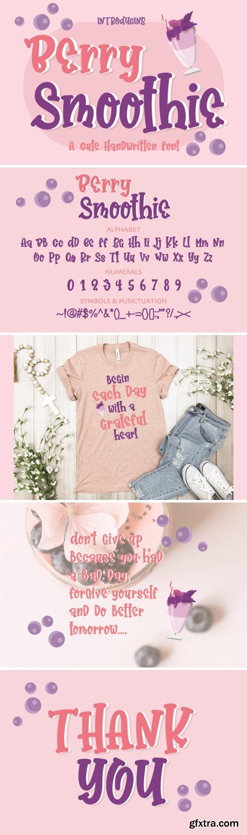 Berry Smoothie Font