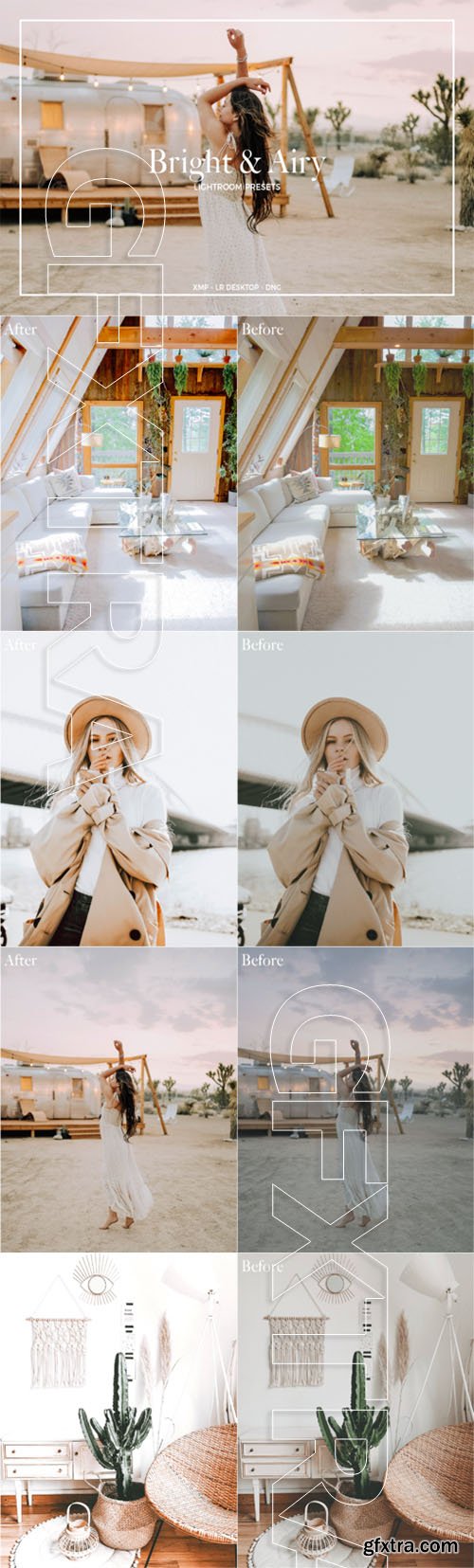 CreativeMarket - BRIGHT AIRY LIGHTROOM PRESETS 6477811