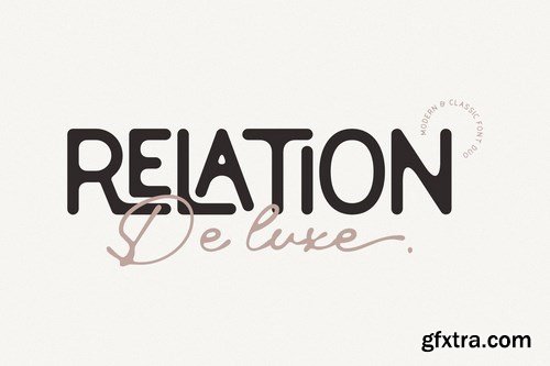 Relation De Luxe - Font Duo