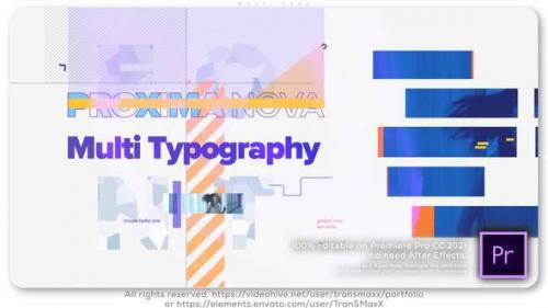 Videohive - Multi Typo - 34909954 - 34909954